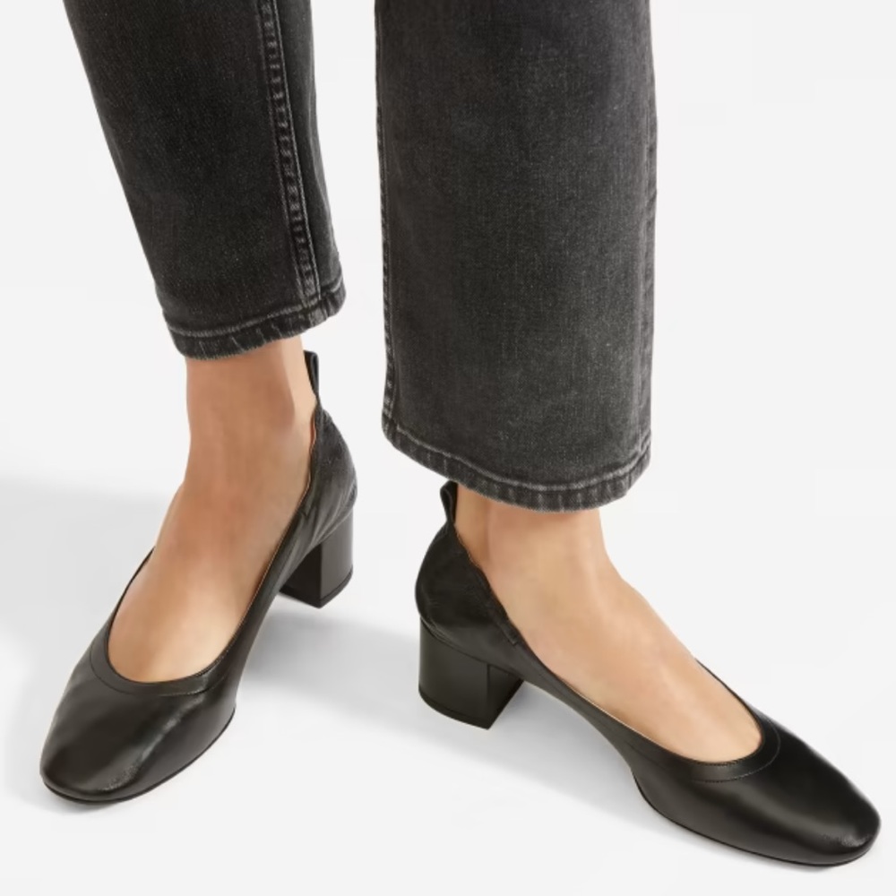 Everlane The Italian Leather Day Heel size 8